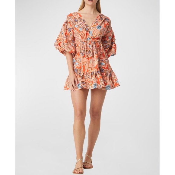 Sari Floral Mini Dress | Misa - Picture 6 of 6